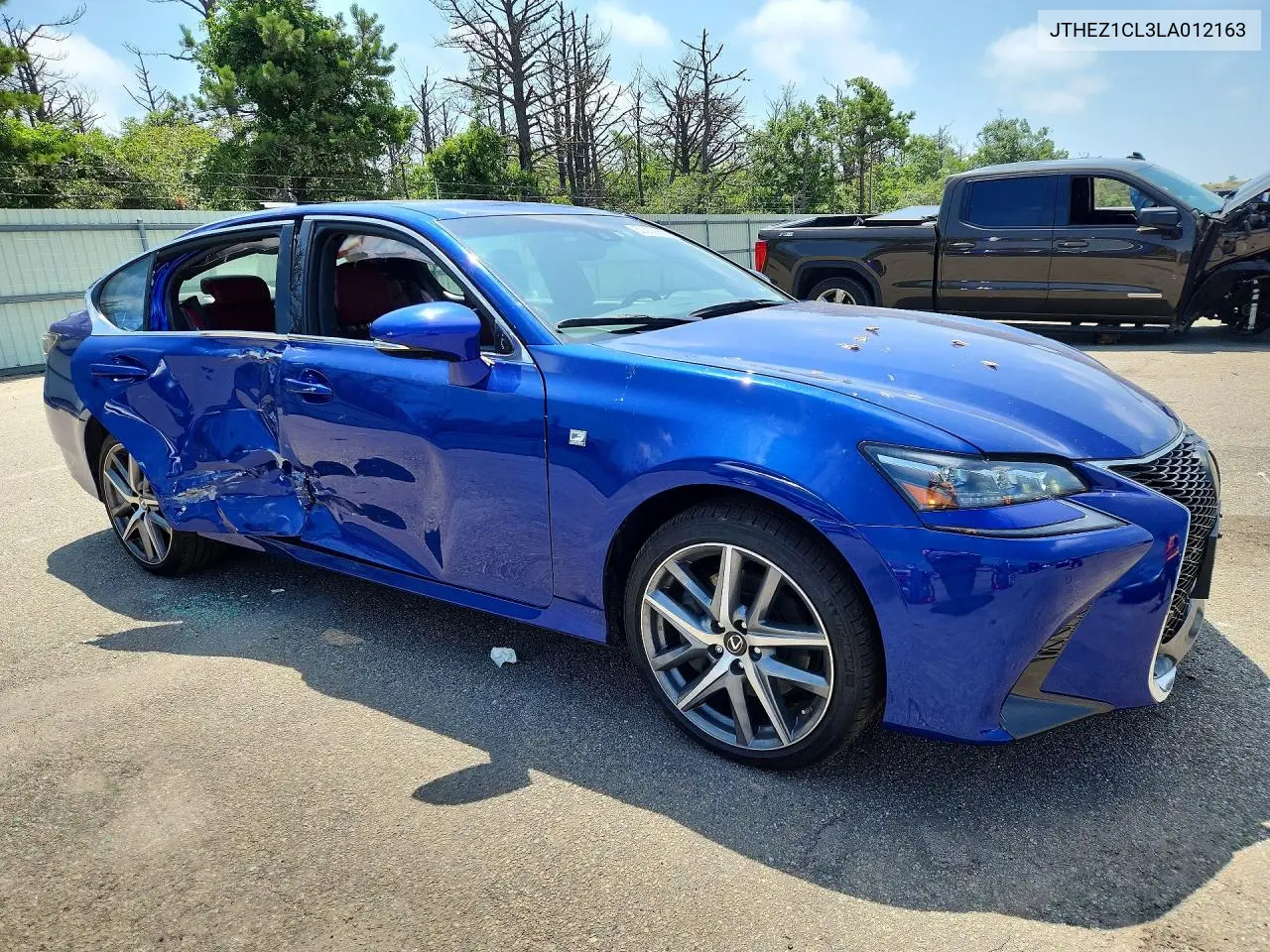 2020 Lexus Gs 350 F Sport VIN: JTHEZ1CL3LA012163 Lot: 60306856