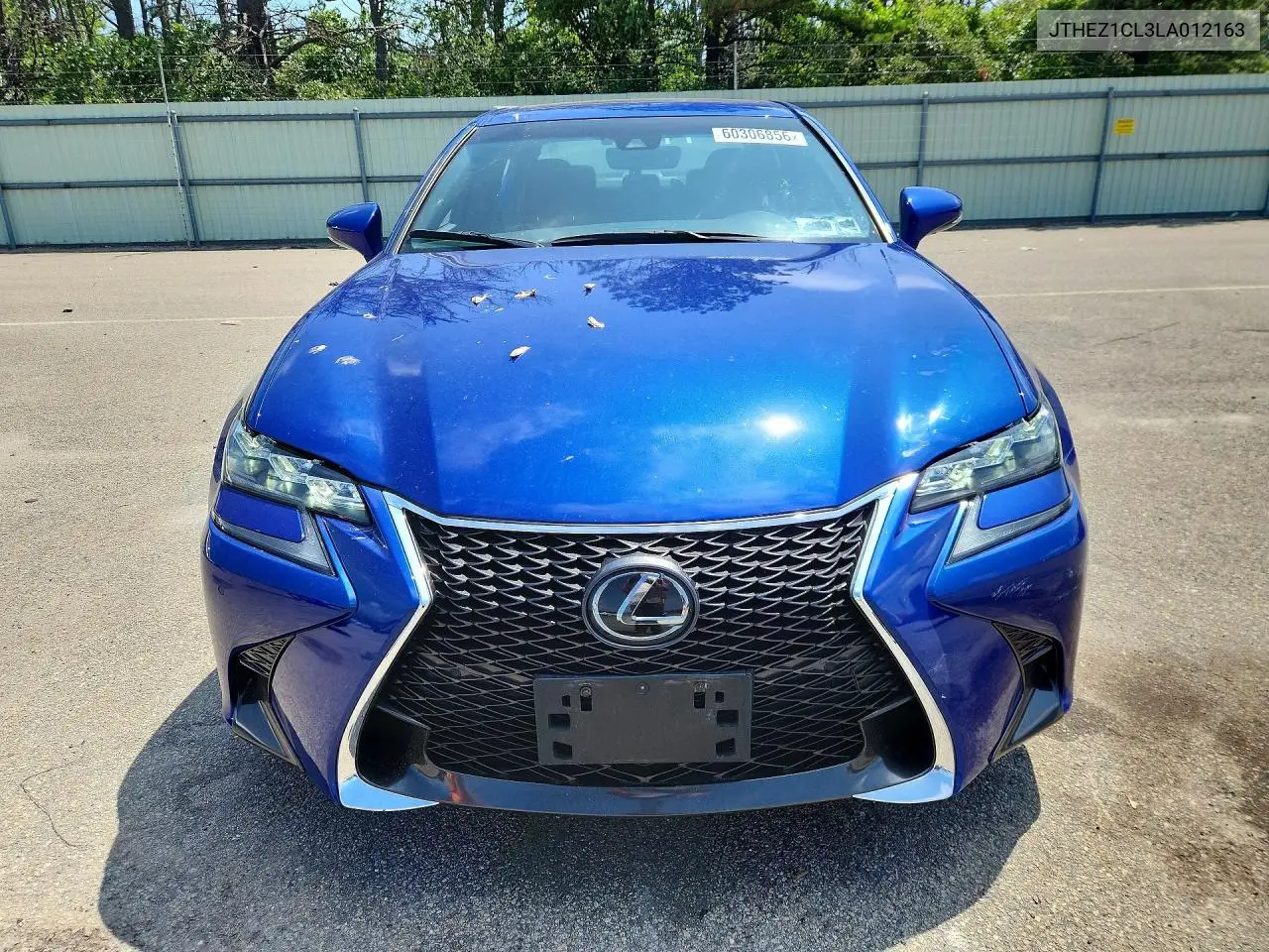 2020 Lexus Gs 350 F Sport VIN: JTHEZ1CL3LA012163 Lot: 60306856