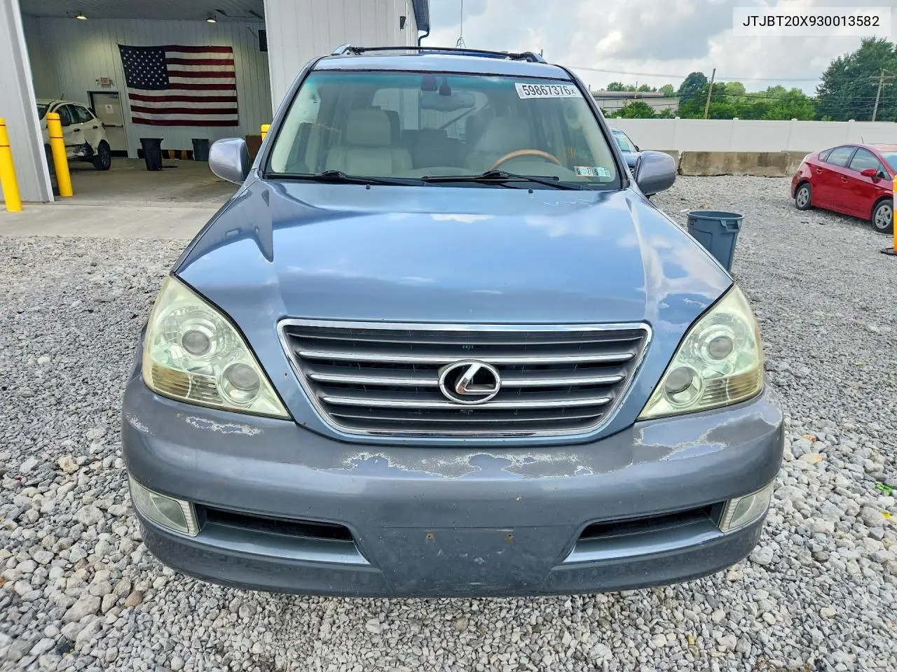 2003 Lexus Gx 470 VIN: JTJBT20X930013582 Lot: 59867376