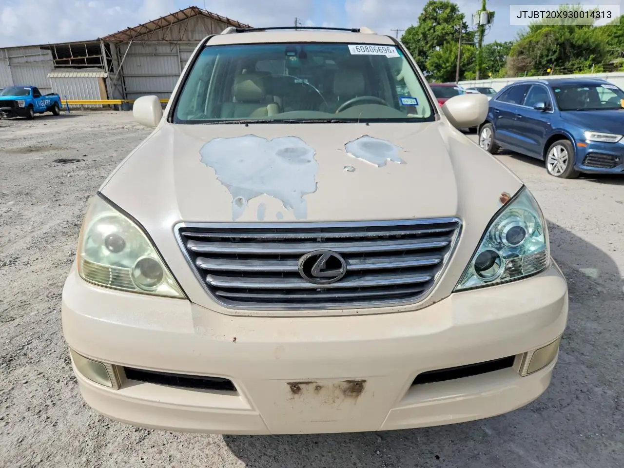 2003 Lexus Gx 470 VIN: JTJBT20X930014313 Lot: 60806696
