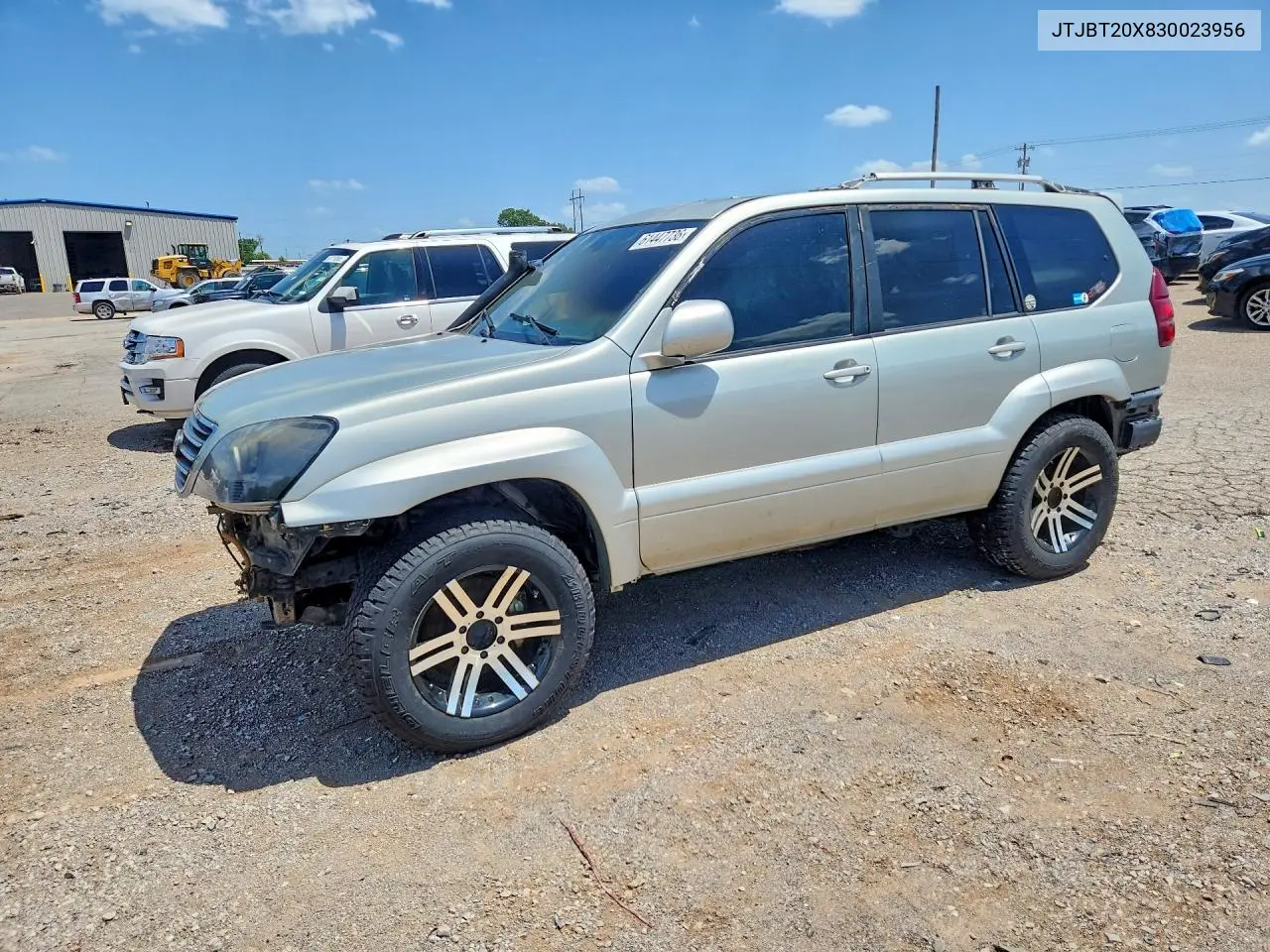 2003 Lexus Gx 470 VIN: JTJBT20X830023956 Lot: 61447736