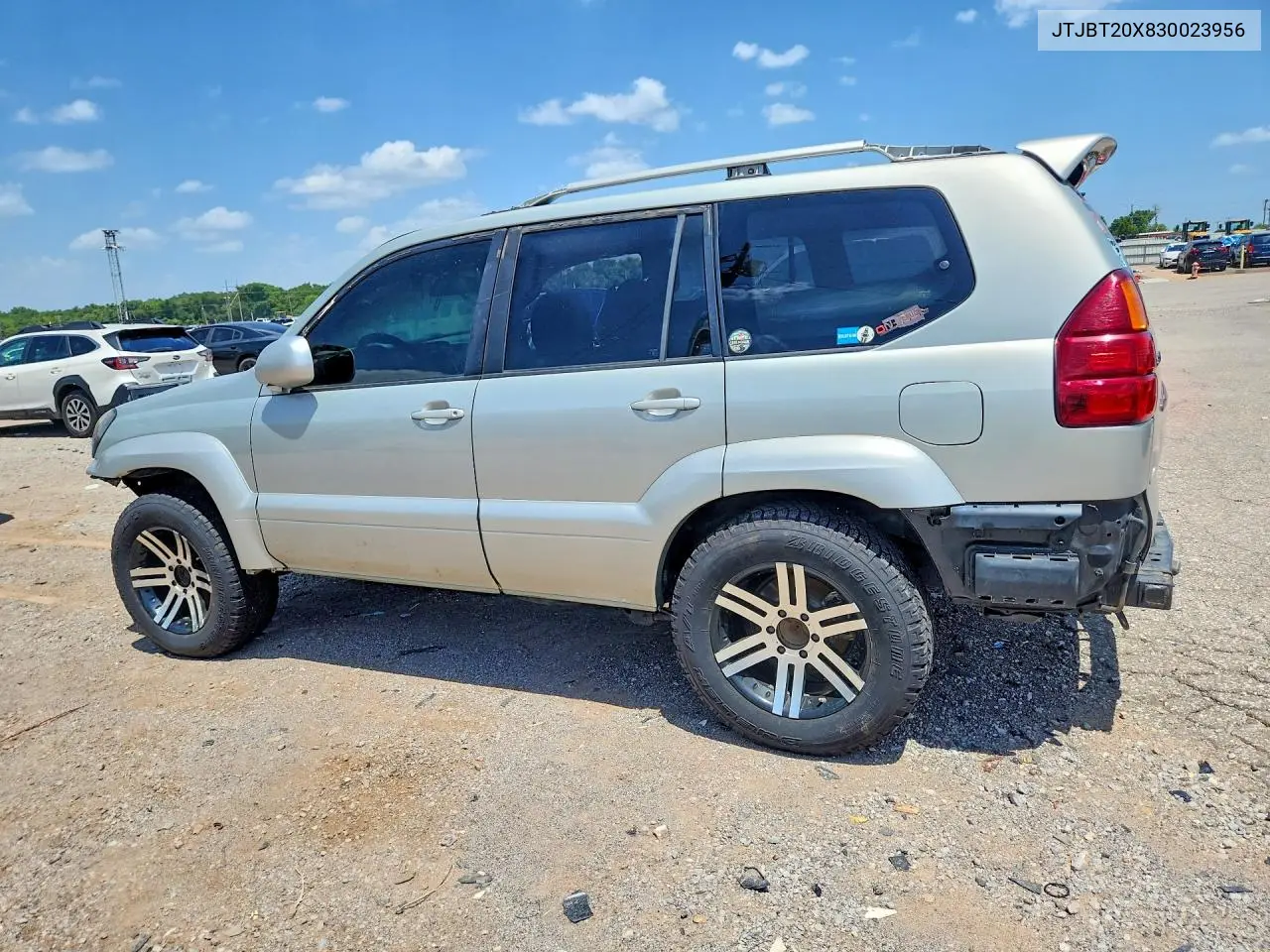 2003 Lexus Gx 470 VIN: JTJBT20X830023956 Lot: 61447736