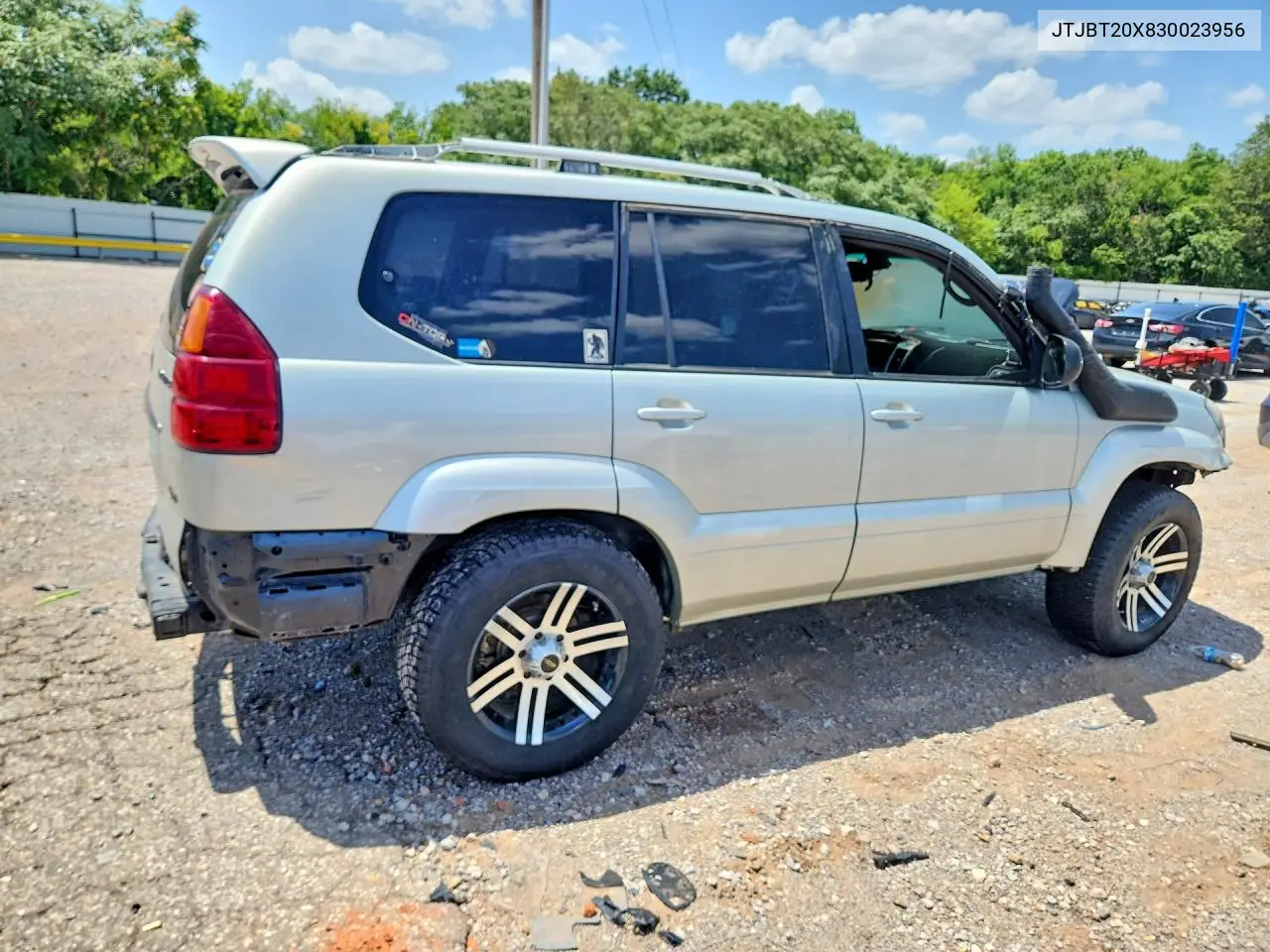 2003 Lexus Gx 470 VIN: JTJBT20X830023956 Lot: 61447736