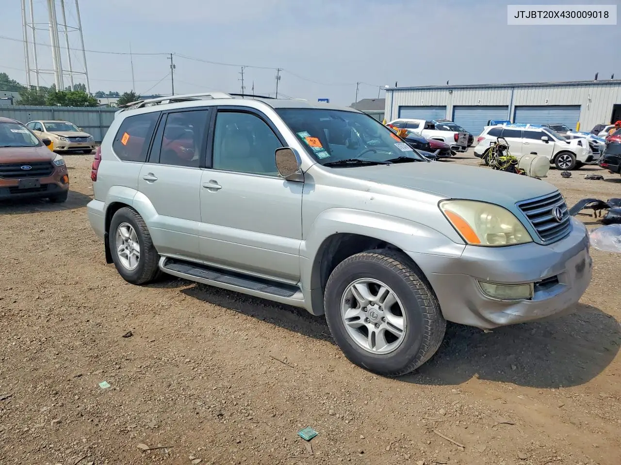 2003 Lexus Gx 470 VIN: JTJBT20X430009018 Lot: 61673316