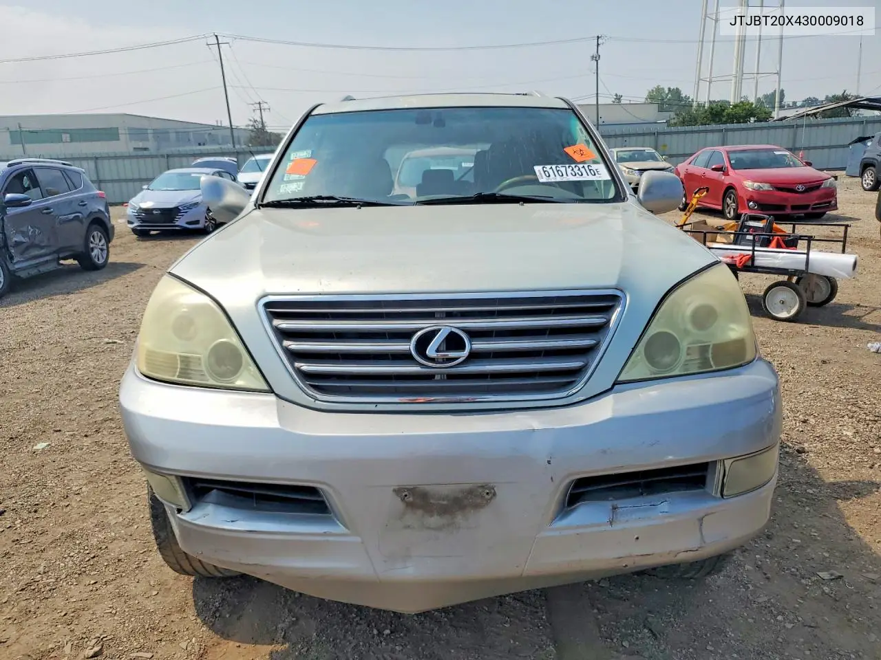 2003 Lexus Gx 470 VIN: JTJBT20X430009018 Lot: 61673316