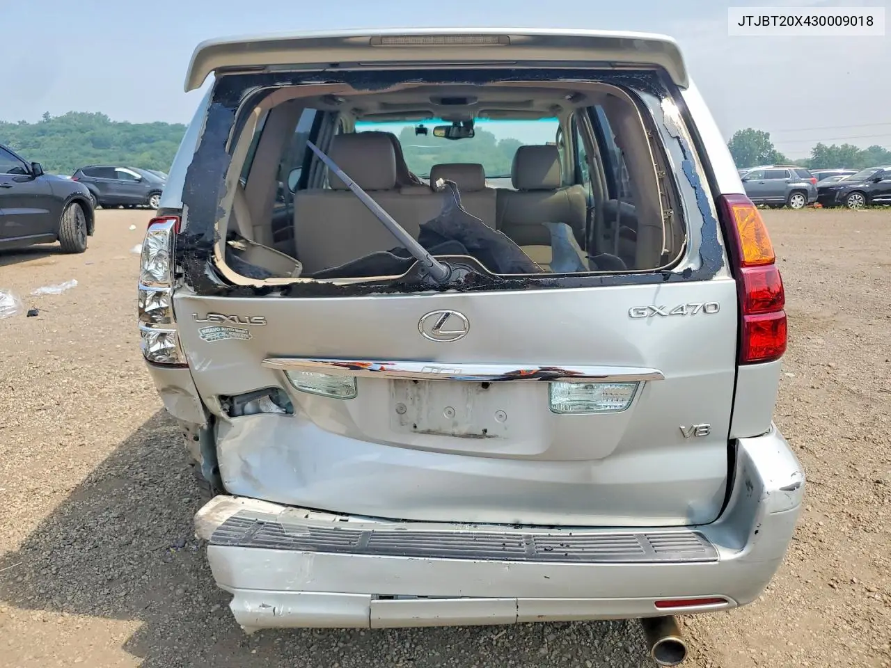 2003 Lexus Gx 470 VIN: JTJBT20X430009018 Lot: 61673316