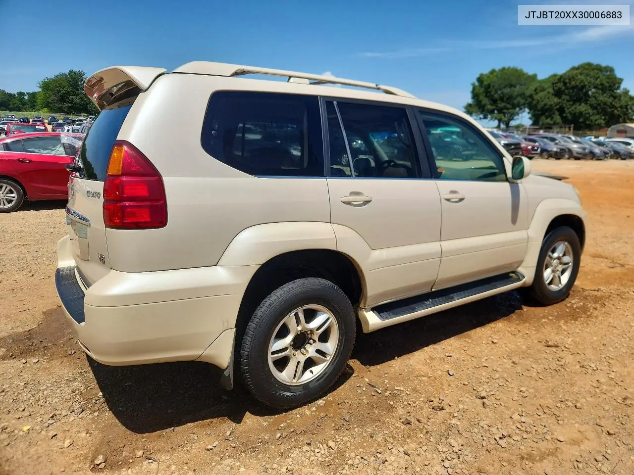 2003 Lexus Gx 470 VIN: JTJBT20XX30006883 Lot: 61902736