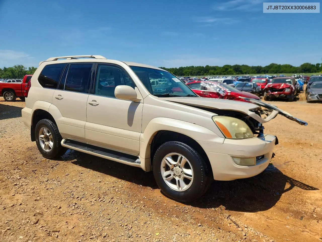 2003 Lexus Gx 470 VIN: JTJBT20XX30006883 Lot: 61902736