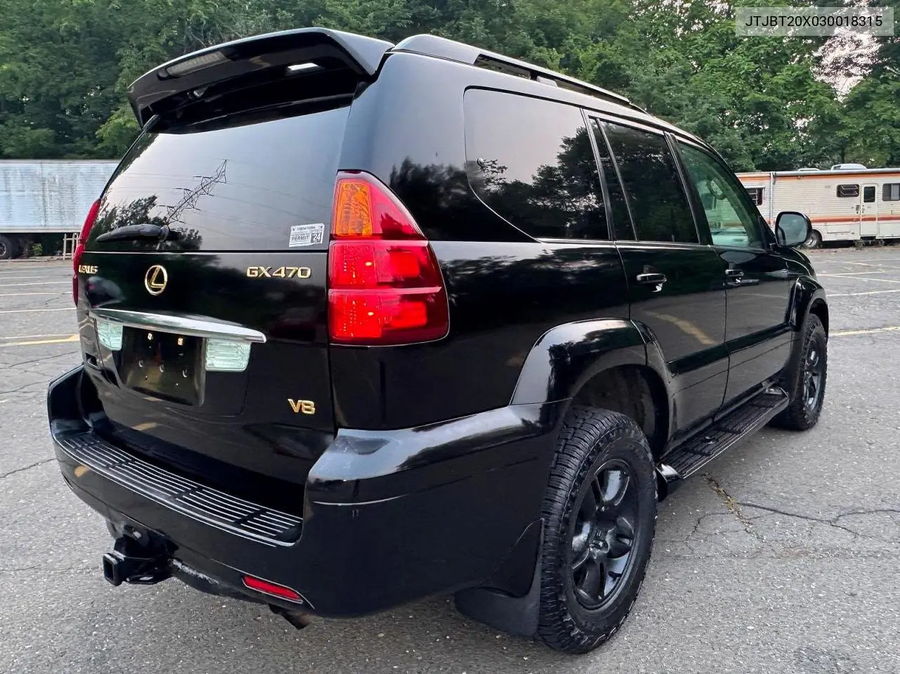 2003 Lexus Gx 470 VIN: JTJBT20X030018315 Lot: 61908936