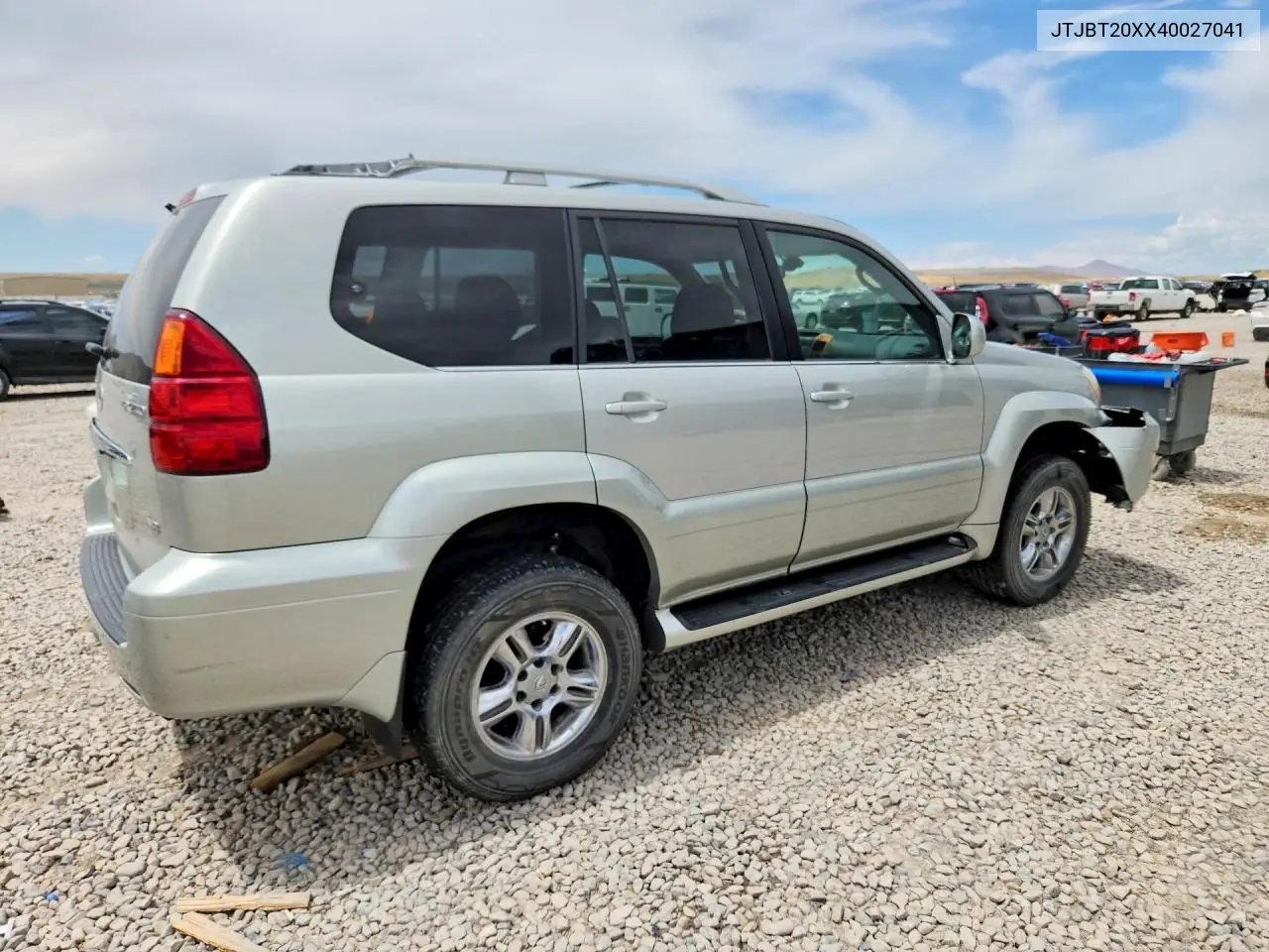2004 Lexus Gx 470 VIN: JTJBT20XX40027041 Lot: 58319296