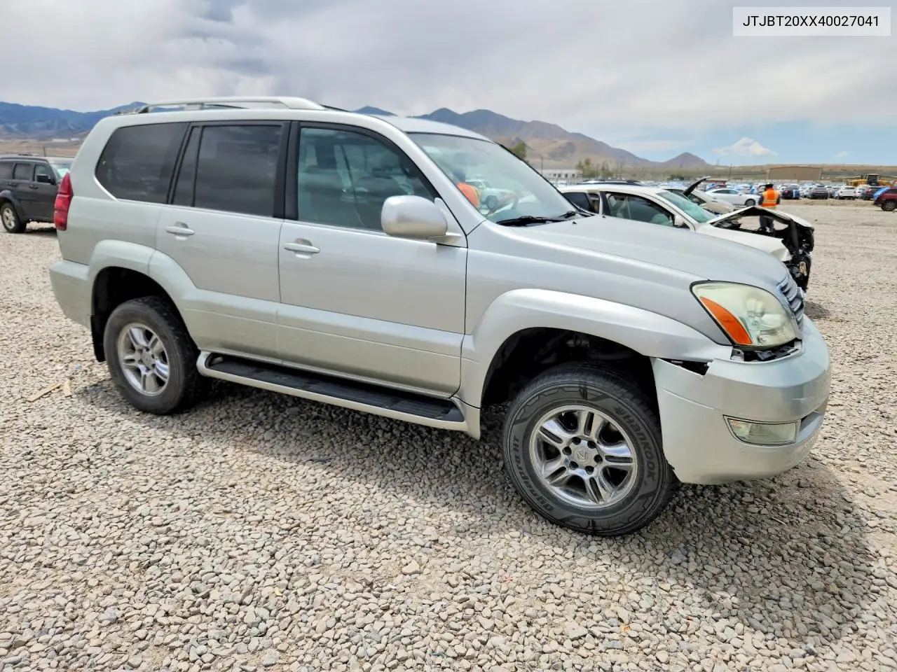 2004 Lexus Gx 470 VIN: JTJBT20XX40027041 Lot: 58319296
