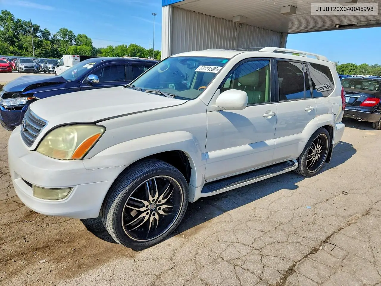 2004 Lexus Gx 470 VIN: JTJBT20X040045998 Lot: 60121306