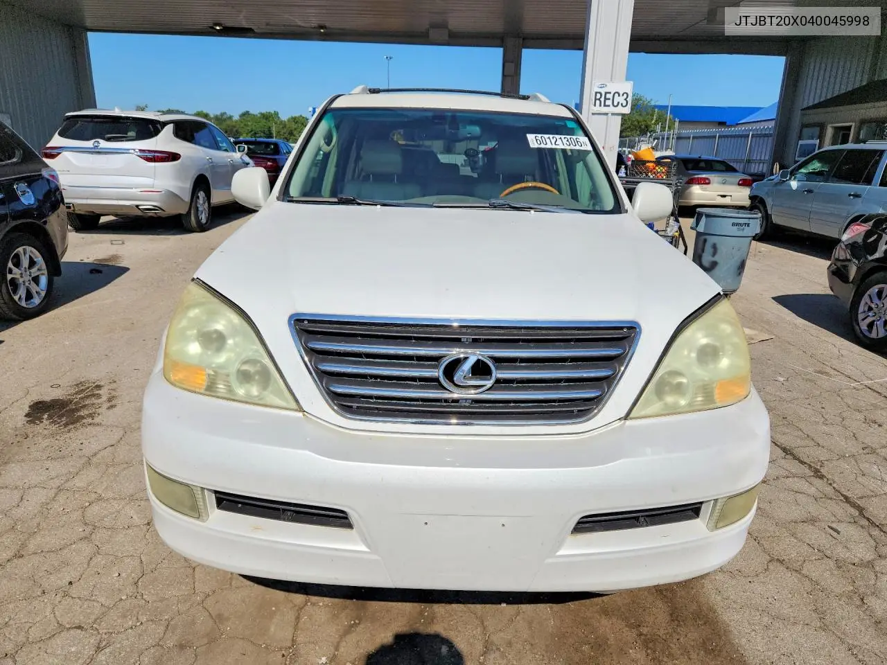 2004 Lexus Gx 470 VIN: JTJBT20X040045998 Lot: 60121306