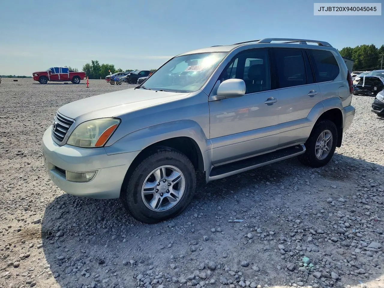 2004 Lexus Gx 470 VIN: JTJBT20X940045045 Lot: 60136596