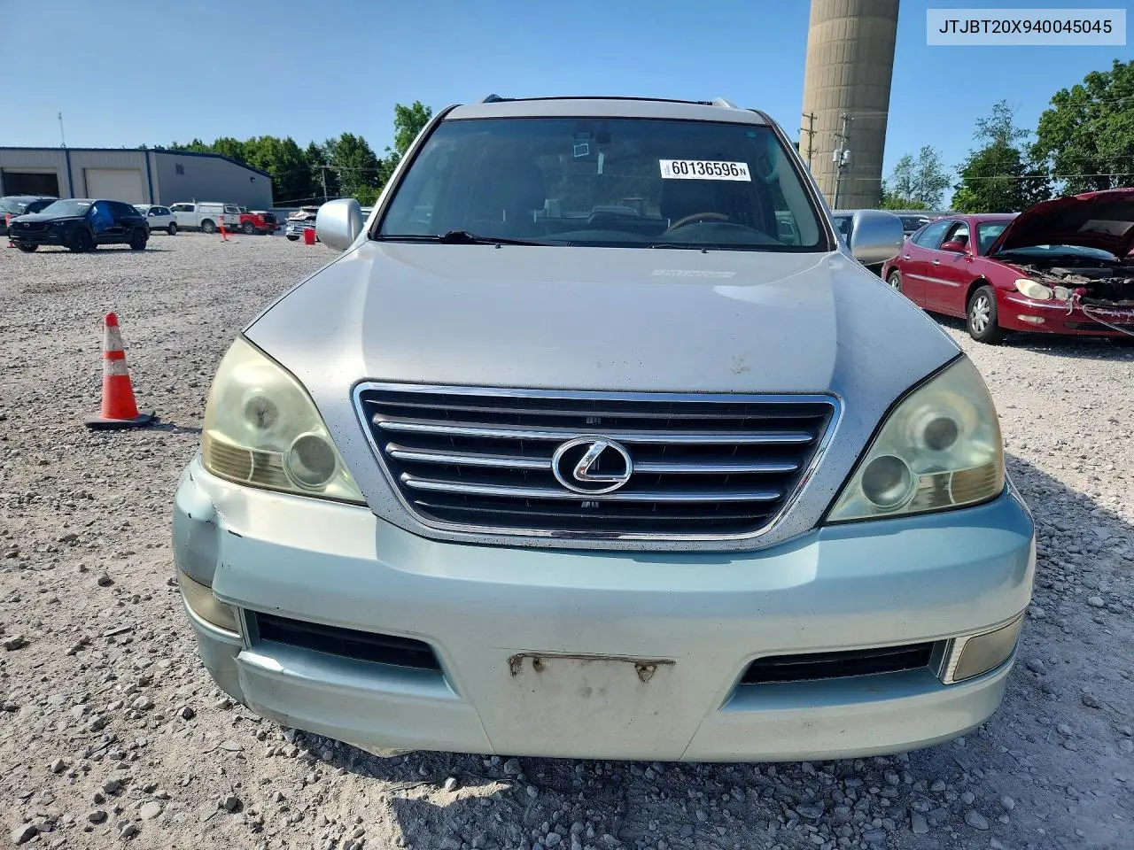 2004 Lexus Gx 470 VIN: JTJBT20X940045045 Lot: 60136596