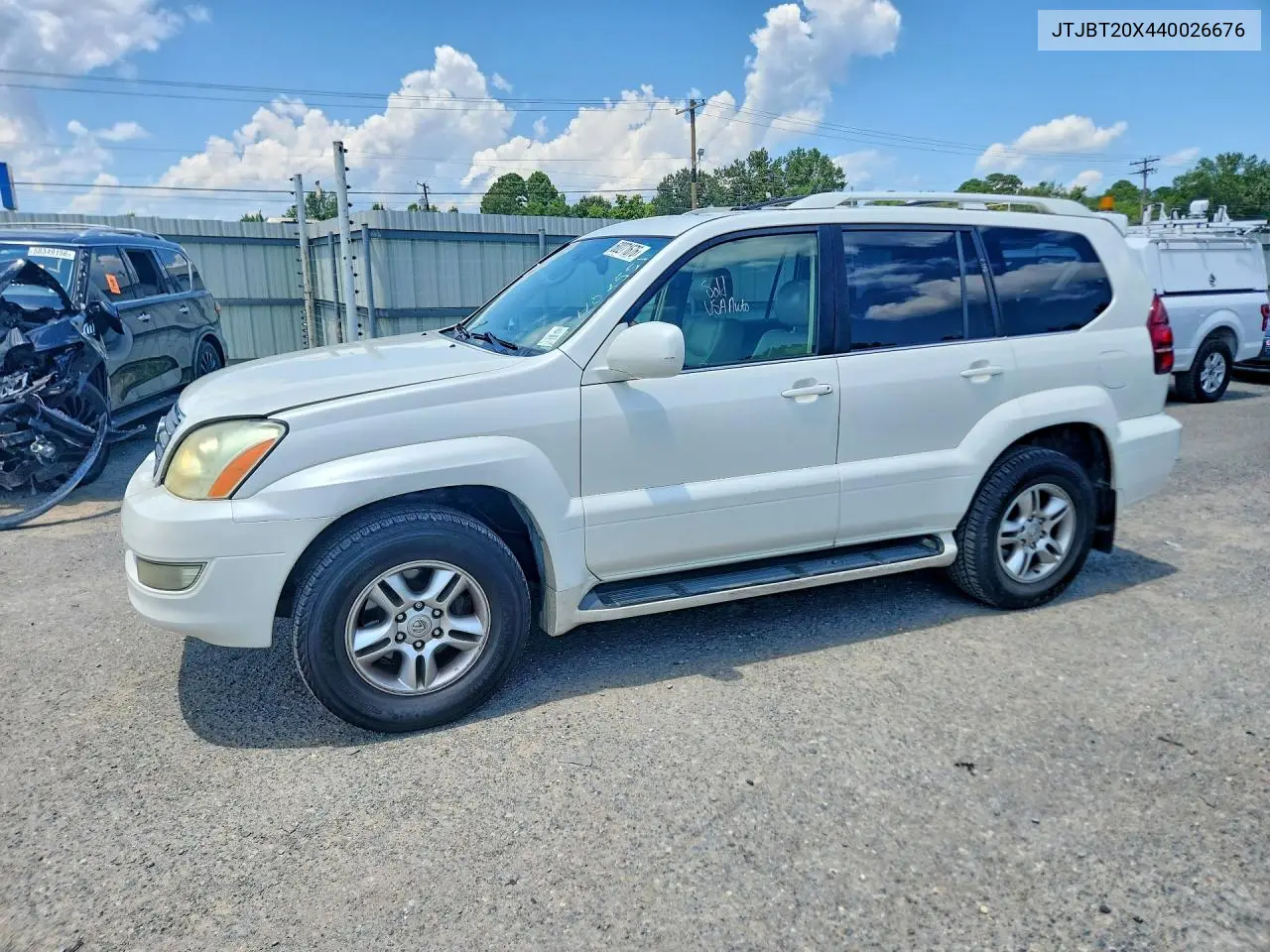 2004 Lexus Gx 470 VIN: JTJBT20X440026676 Lot: 60271676