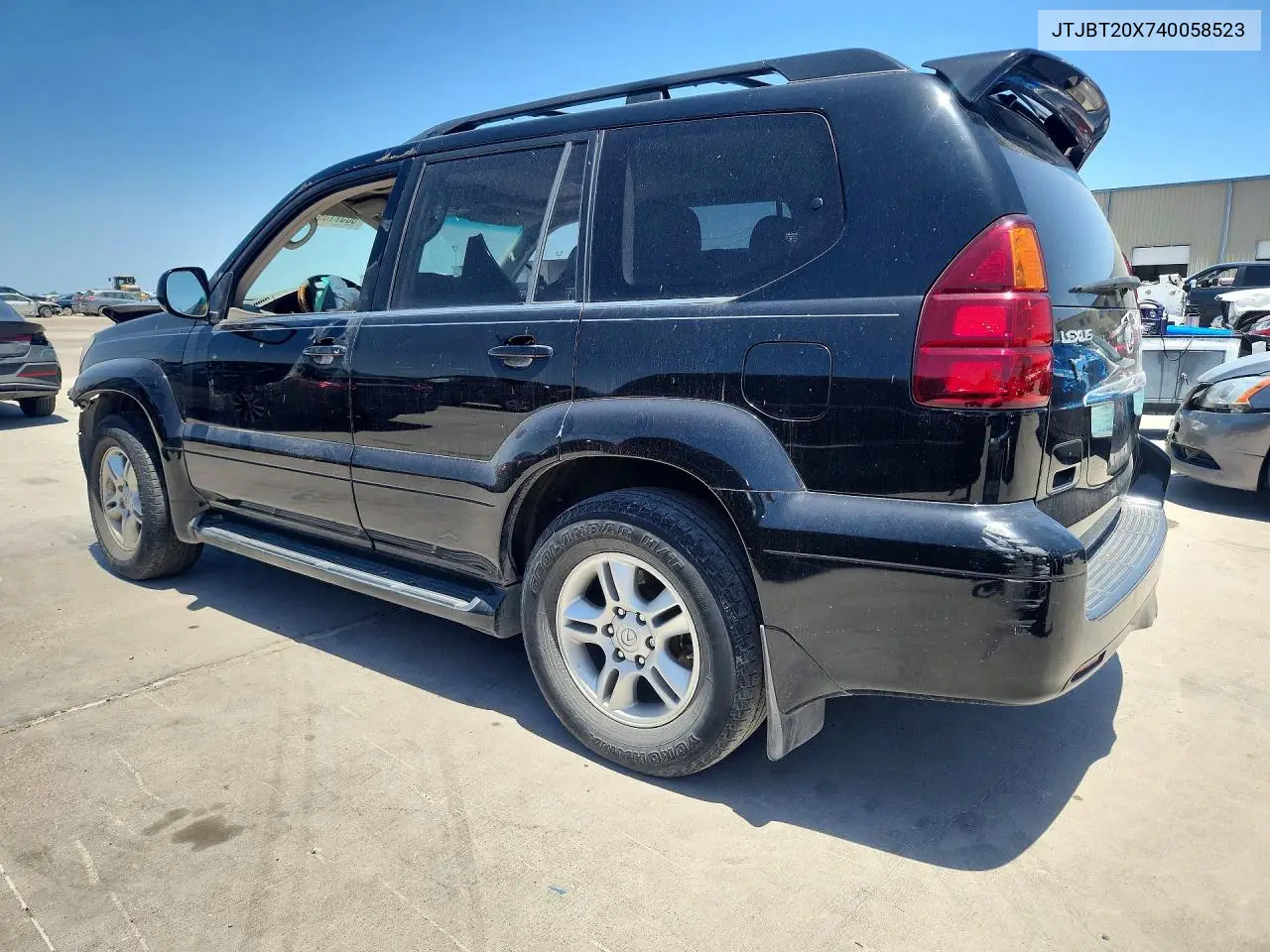 2004 Lexus Gx 470 VIN: JTJBT20X740058523 Lot: 60571396