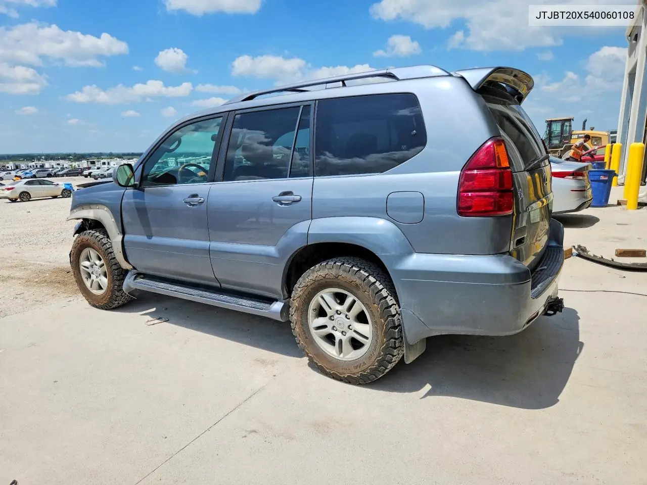 2004 Lexus Gx 470 VIN: JTJBT20X540060108 Lot: 61149406