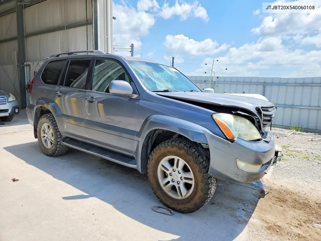 2004 Lexus Gx 470 VIN: JTJBT20X540060108 Lot: 61149406