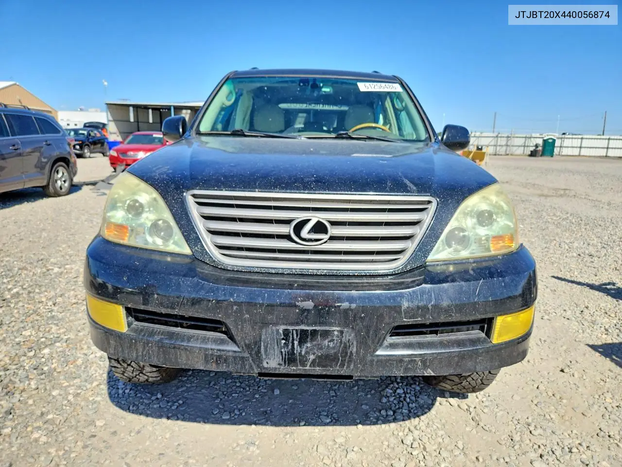 2004 Lexus Gx 470 VIN: JTJBT20X440056874 Lot: 61256486
