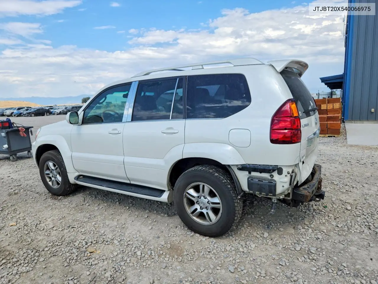 2004 Lexus Gx 470 VIN: JTJBT20X540066975 Lot: 61548476