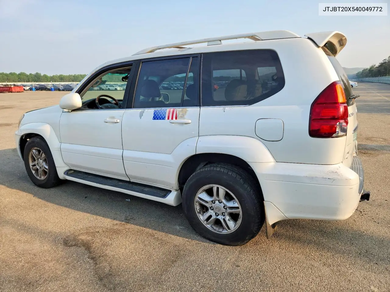 2004 Lexus Gx 470 VIN: JTJBT20X540049772 Lot: 61719996