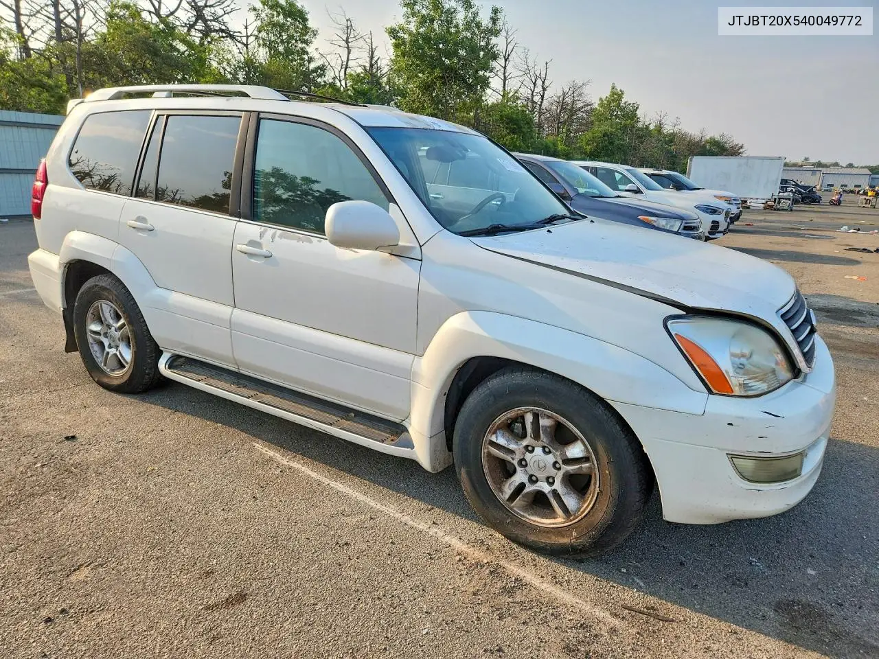 2004 Lexus Gx 470 VIN: JTJBT20X540049772 Lot: 61719996