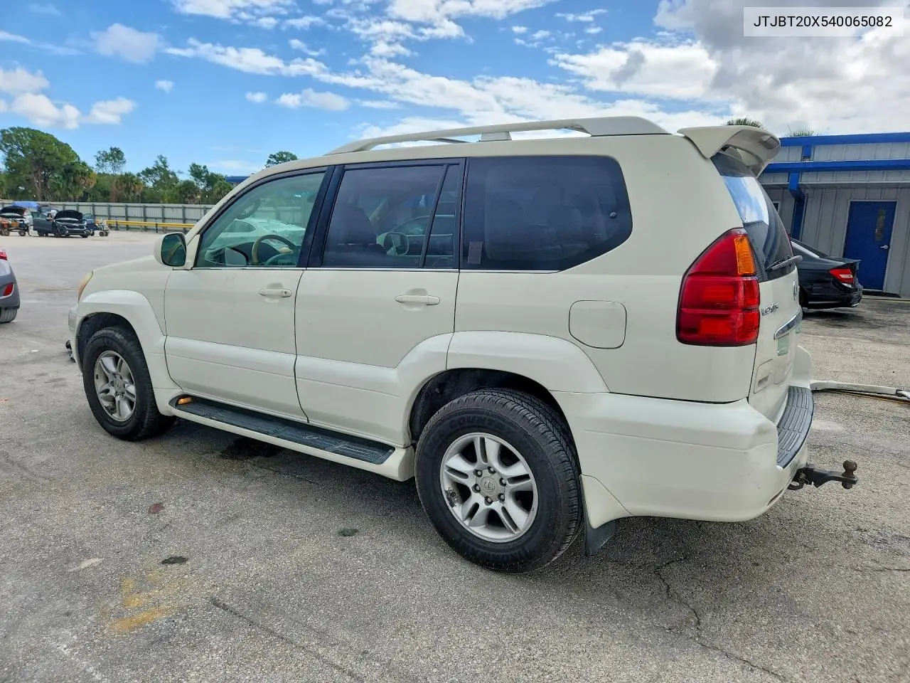 2004 Lexus Gx 470 VIN: JTJBT20X540065082 Lot: 85457805
