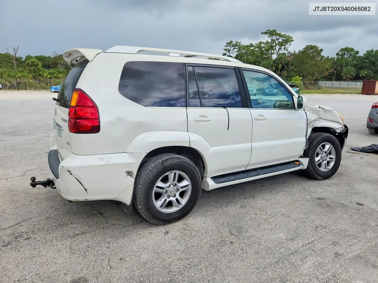 2004 Lexus Gx 470 VIN: JTJBT20X540065082 Lot: 85457805