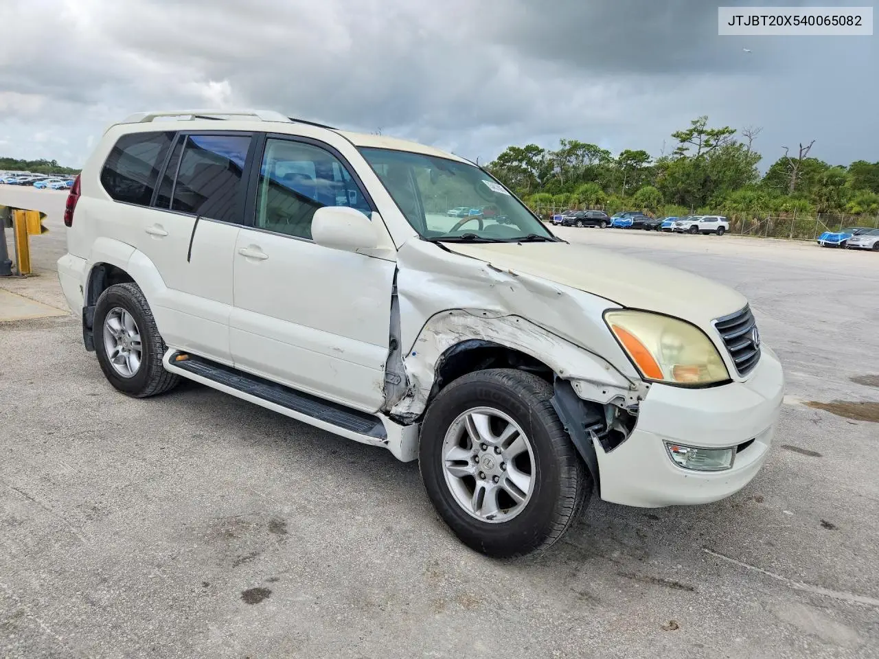 2004 Lexus Gx 470 VIN: JTJBT20X540065082 Lot: 85457805
