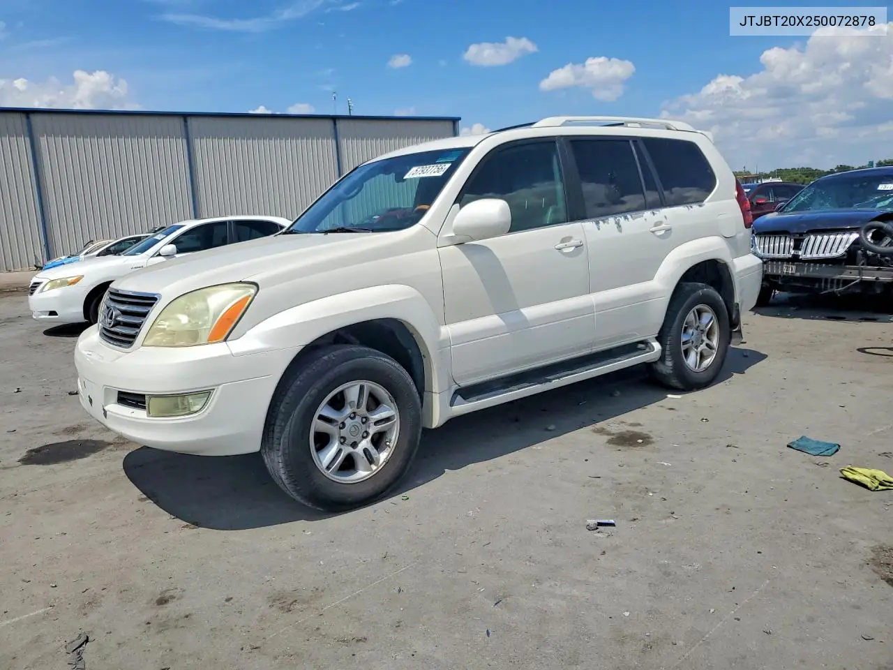 2005 Lexus Gx 470 VIN: JTJBT20X250072878 Lot: 57937756