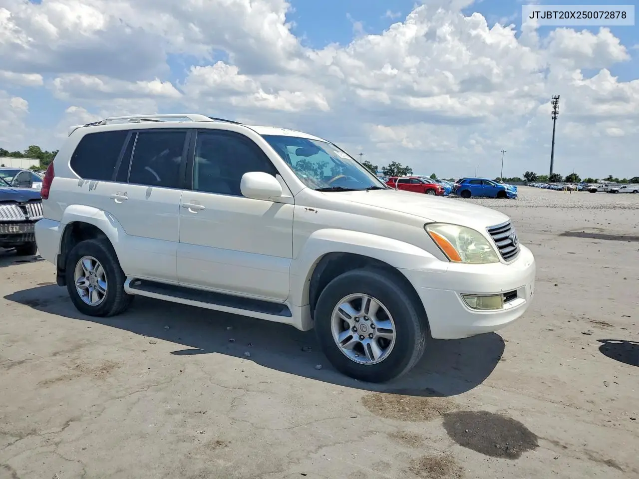 2005 Lexus Gx 470 VIN: JTJBT20X250072878 Lot: 57937756
