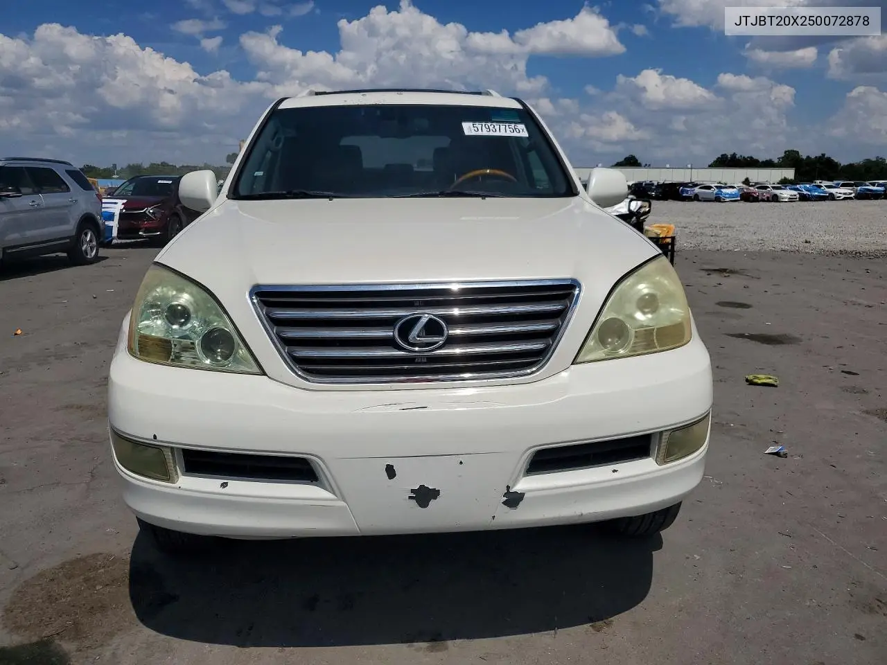 2005 Lexus Gx 470 VIN: JTJBT20X250072878 Lot: 57937756