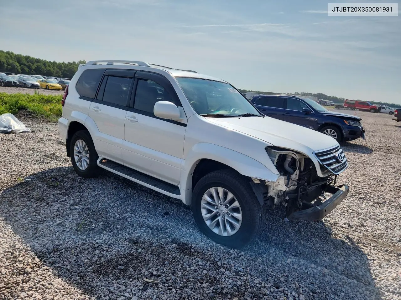 2005 Lexus Gx 470 VIN: JTJBT20X350081931 Lot: 58605326