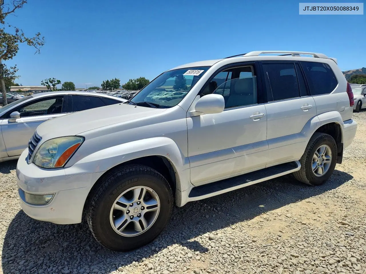 2005 Lexus Gx470 VIN: JTJBT20X050088349 Lot: 59361016