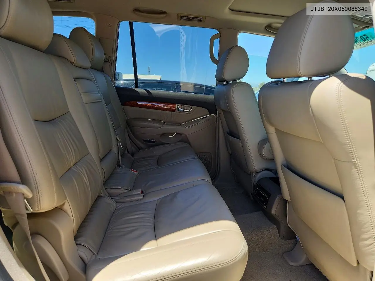 2005 Lexus Gx470 VIN: JTJBT20X050088349 Lot: 59361016