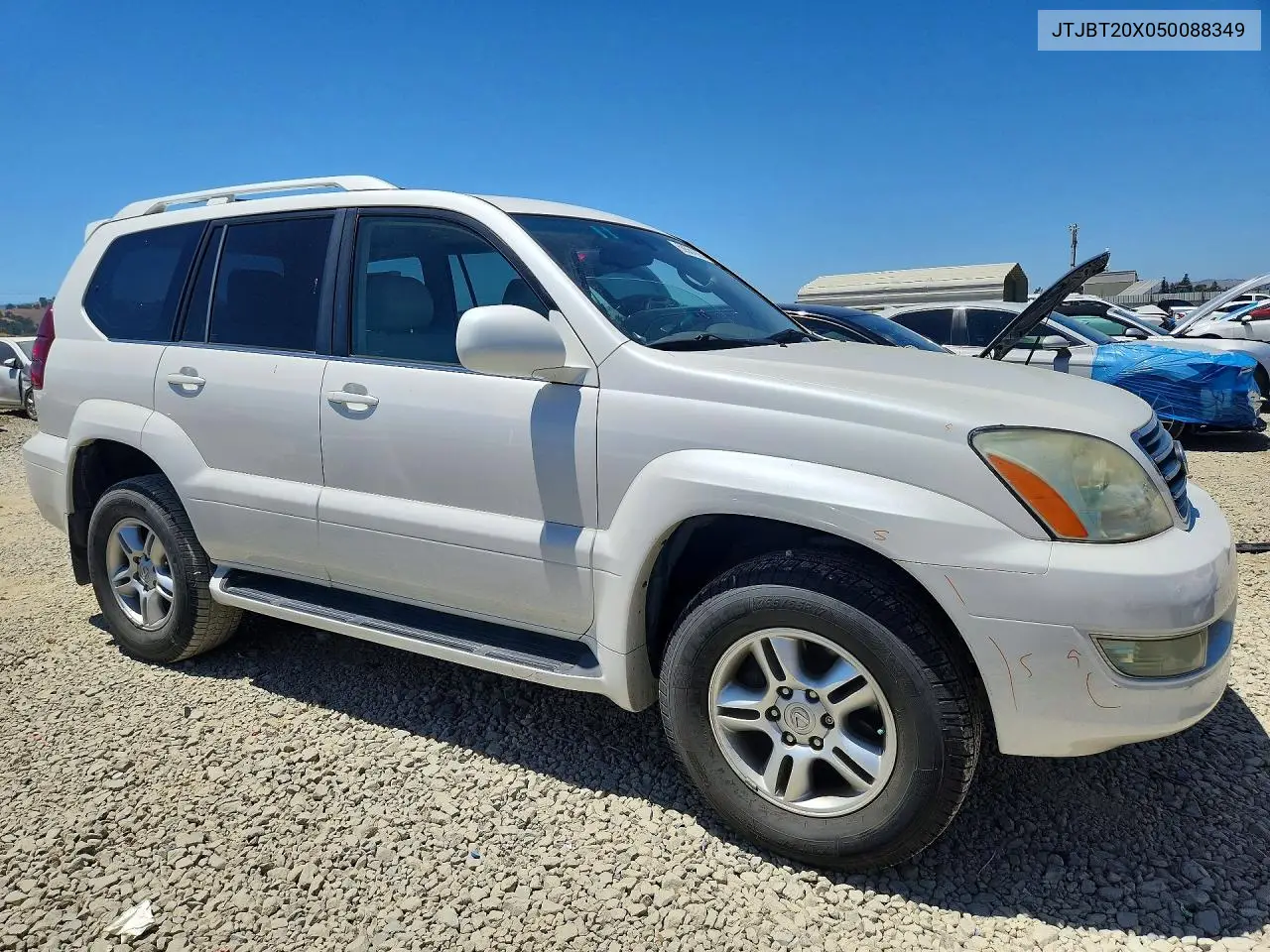 2005 Lexus Gx470 VIN: JTJBT20X050088349 Lot: 59361016