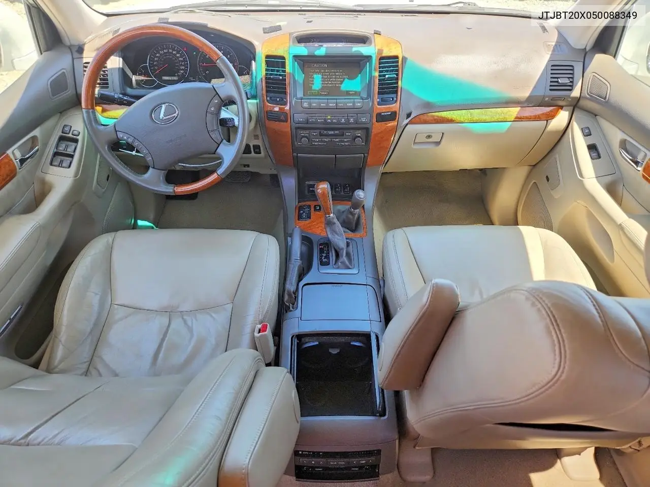 2005 Lexus Gx470 VIN: JTJBT20X050088349 Lot: 59361016