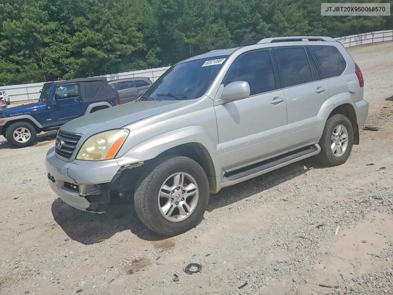 2005 Lexus Gx 470 VIN: JTJBT20X950068570 Lot: 60521896