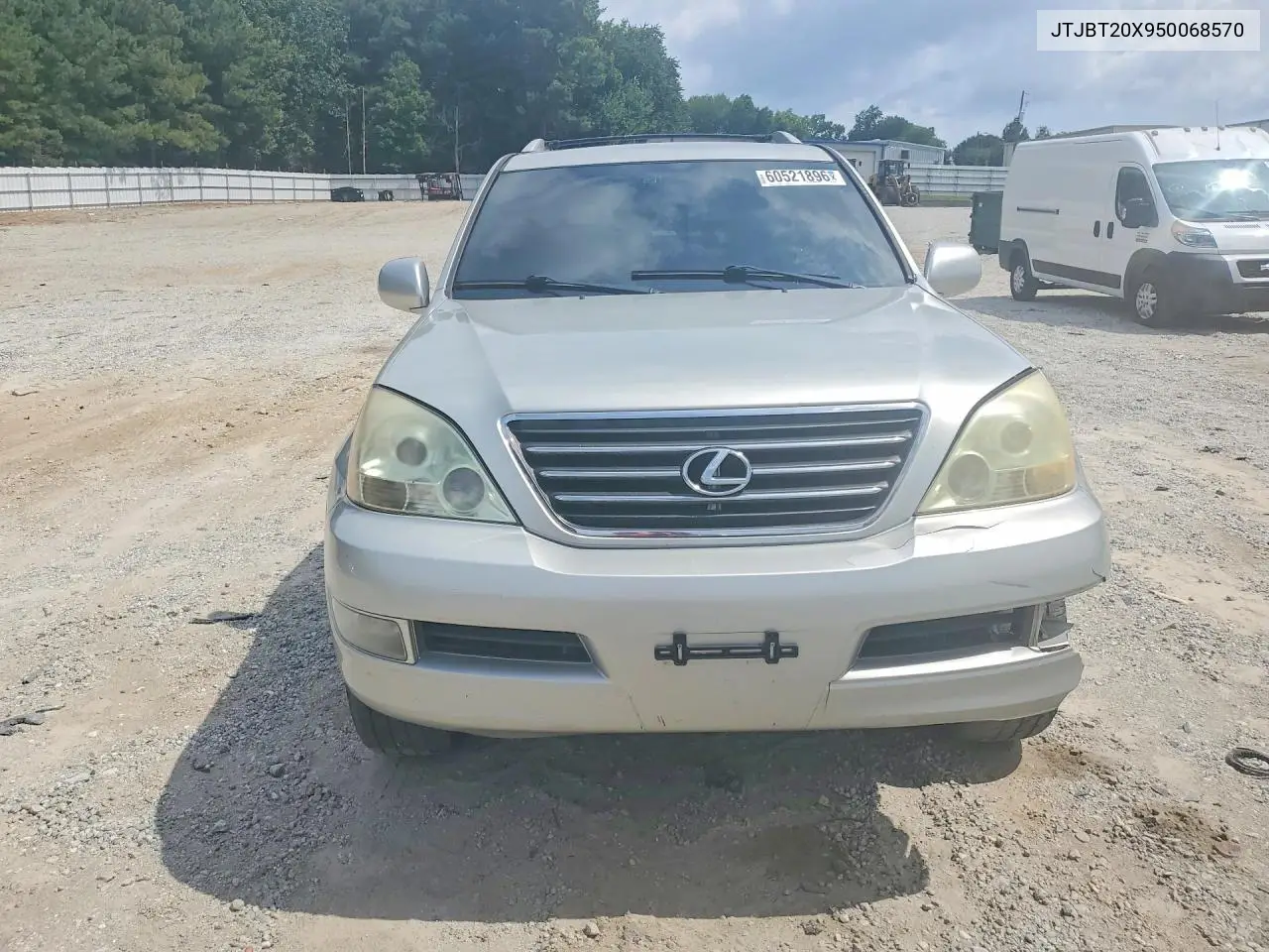 2005 Lexus Gx 470 VIN: JTJBT20X950068570 Lot: 60521896