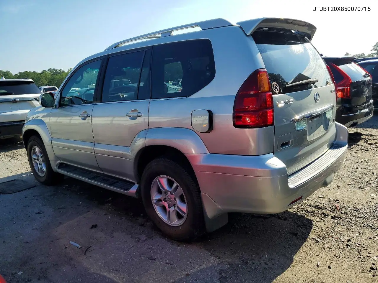 2005 Lexus Gx 470 VIN: JTJBT20X850070715 Lot: 61563026