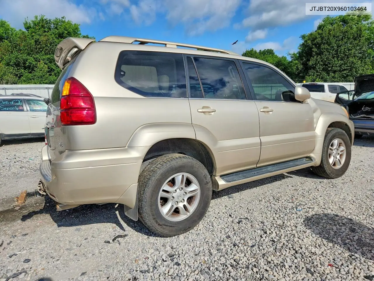 2006 Lexus Gx 470 VIN: JTJBT20X960103464 Lot: 57136316