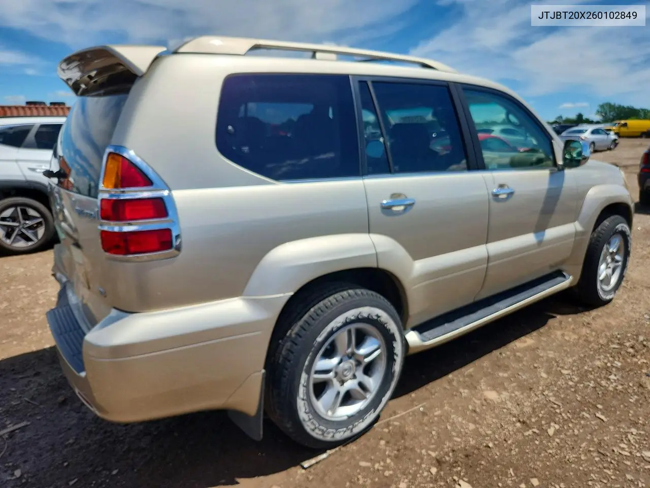 2006 Lexus Gx 470 VIN: JTJBT20X260102849 Lot: 58512096