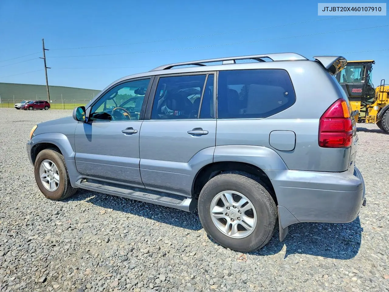2006 Lexus Gx 470 VIN: JTJBT20X460107910 Lot: 59105976