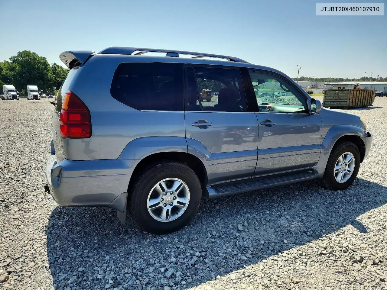 2006 Lexus Gx 470 VIN: JTJBT20X460107910 Lot: 59105976