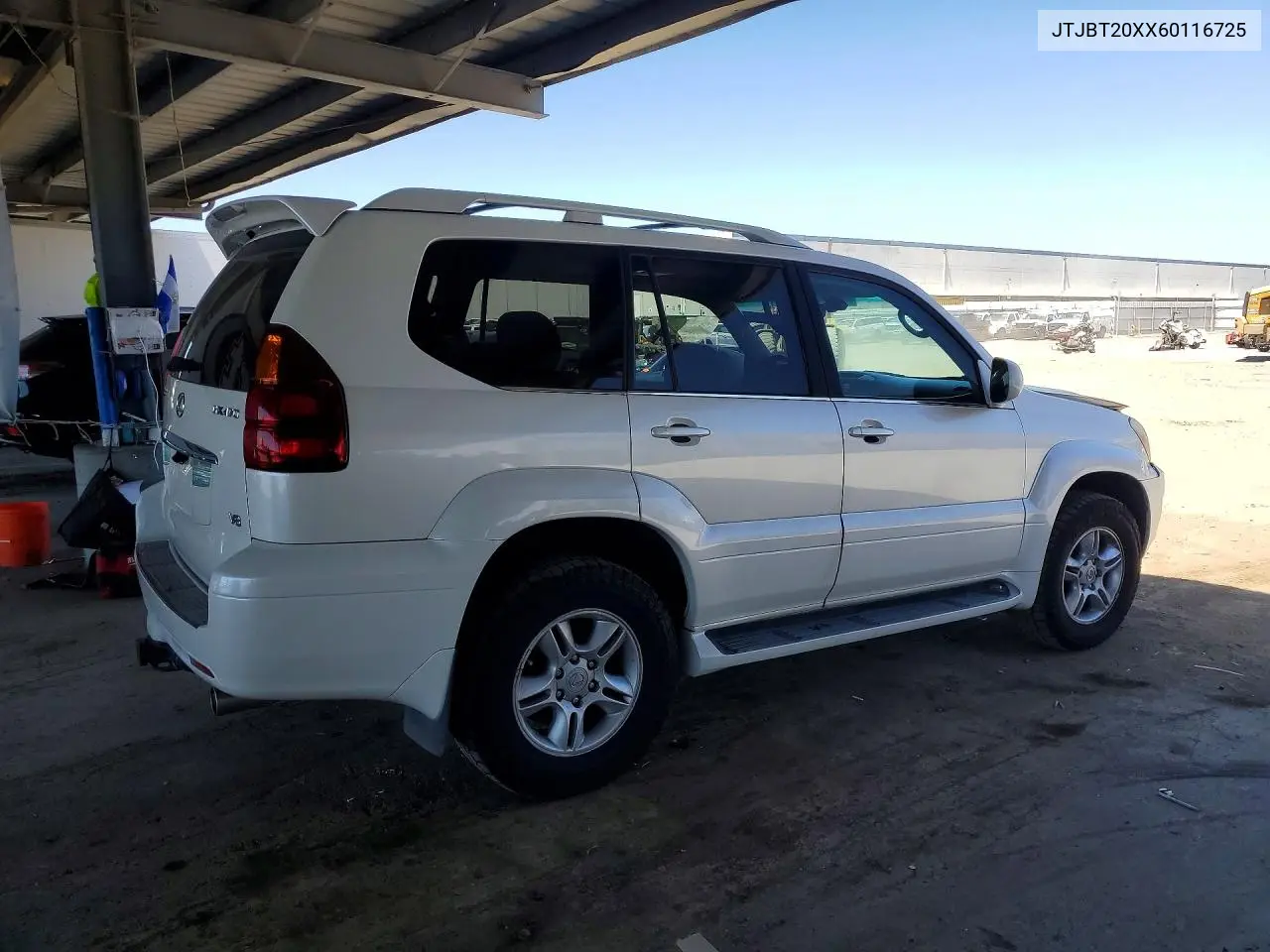 2006 Lexus Gx 470 VIN: JTJBT20XX60116725 Lot: 60455036