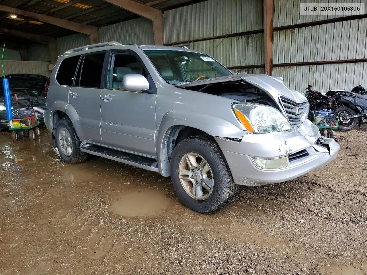 2006 Lexus Gx 470 VIN: JTJBT20X160105306 Lot: 61158156