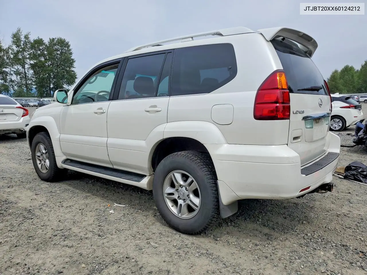 2006 Lexus Gx 470 VIN: JTJBT20XX60124212 Lot: 61920536