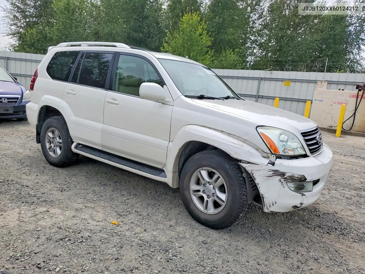 2006 Lexus Gx 470 VIN: JTJBT20XX60124212 Lot: 61920536