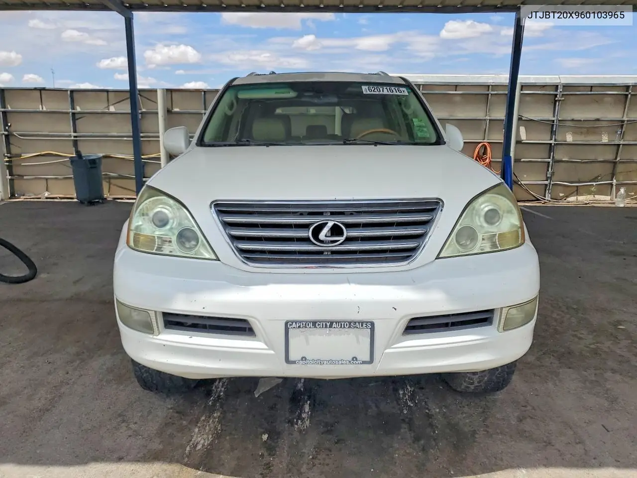 2006 Lexus Gx 470 VIN: JTJBT20X960103965 Lot: 62071616